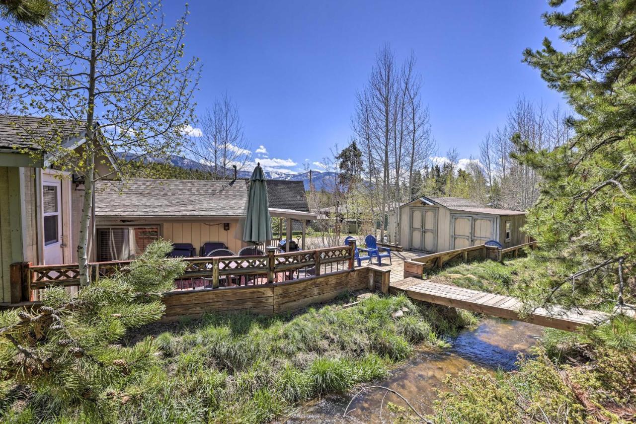 Grand Lake Home Fireplace, Deck And Mountain Views Екстер'єр фото